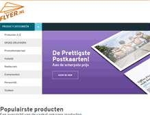 Tablet Screenshot of flyer.nl